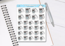 Load image into Gallery viewer, S_401 Squidge Needs to Charge the Doorbell | Squidge Stickers | Planner Stickers