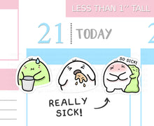 Load image into Gallery viewer, S_402 Squidge is Really Sick | Squidge Stickers | Planner Stickers