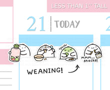 Load image into Gallery viewer, S_403 Baby Squidge is Weaning | Squidge Stickers | Planner Stickers