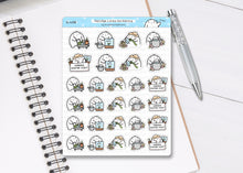 Load image into Gallery viewer, S_408 Squidge Loves Gardening | Squidge Stickers | Planner Stickers