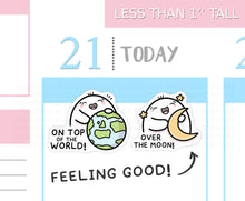 Load image into Gallery viewer, S_409 Squidge is Over the Moon | Squidge Stickers | Planner Stickers