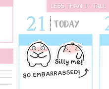 Load image into Gallery viewer, S_410 Squidge is Embarrassed | Squidge Stickers | Planner Stickers