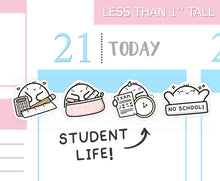 Load image into Gallery viewer, S_418 Squidge is a Student | Squidge Stickers | Planner Stickers