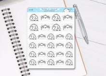 Load image into Gallery viewer, S_419 Squidge isn't Feeling OK | Squidge Stickers | Planner Stickers