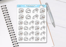 Load image into Gallery viewer, S_428 Squidge Spills the Tea | Squidge Stickers | Planner Stickers