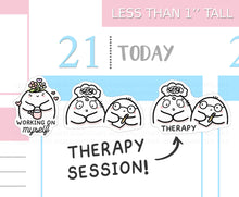 Load image into Gallery viewer, S_432 Squidge Does Therapy | Squidge Stickers | Planner Stickers