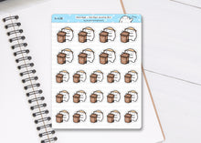 Load image into Gallery viewer, S_438 Squidge - Garden Waste/Brown Bin | Squidge Stickers | Planner Stickers