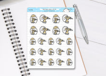 Load image into Gallery viewer, S_444 Squidge Uses the Drill | Squidge Stickers | Planner Stickers