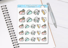 Load image into Gallery viewer, S_447 Squidge Stationery Obsessed | Squidge Stickers | Planner Stickers