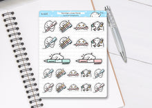Load image into Gallery viewer, S_449 Squidge Loves Pens | Squidge Stickers | Planner Stickers