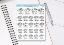 Load image into Gallery viewer, S_452 Squidge Has Too Many Tabs Open | Squidge Stickers | Planner Stickers