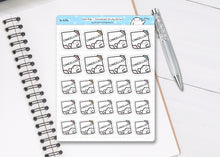 Load image into Gallery viewer, S_454 Squidge Cancelled Sticky Note | Squidge Stickers | Planner Stickers