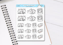 Load image into Gallery viewer, S_459 Squidge - Date Night/Cuddles | Squidge Stickers | Planner Stickers