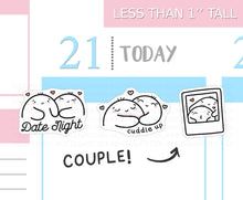 Load image into Gallery viewer, S_459 Squidge - Date Night/Cuddles | Squidge Stickers | Planner Stickers