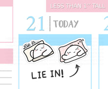 Load image into Gallery viewer, S_465 Squidge Loves Lie Ins | Squidge Stickers | Planner Stickers