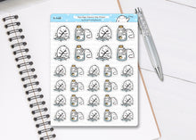 Load image into Gallery viewer, S_468 Squidge Cleans The Floor | Squidge Stickers | Planner Stickers