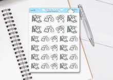 Load image into Gallery viewer, S_470 Squidge Goes to the Park | Squidge Stickers | Planner Stickers