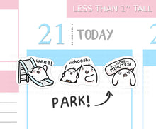 Load image into Gallery viewer, S_470 Squidge Goes to the Park | Squidge Stickers | Planner Stickers
