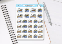 Load image into Gallery viewer, S_481 Squidge Goes to the Supermarket | Squidge Stickers | Planner Stickers
