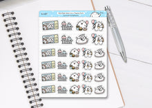 Load image into Gallery viewer, S_487 Squidge Goes to a Theme Park | Squidge Stickers | Planner Stickers