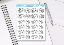 Load image into Gallery viewer, S_491 Squidge Gets a Tattoo | Squidge Stickers | Planner Stickers