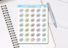 Load image into Gallery viewer, S_495 Squidge Date Covers (Stars) | Squidge Stickers | Planner Stickers