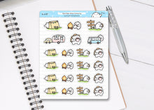 Load image into Gallery viewer, S_497 Squidge Goes Camping | Squidge Stickers | Planner Stickers