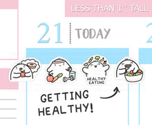 Load image into Gallery viewer, S_498 Squidge is Healthy Eating | Squidge Stickers | Planner Stickers