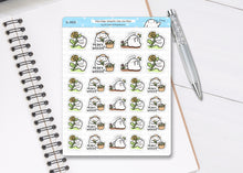 Load image into Gallery viewer, S_503 Squidge Weeds the Garden | Squidge Stickers | Planner Stickers