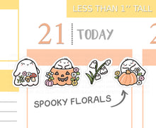 Load image into Gallery viewer, S_504 Squidge Spooky Florals | Squidge Stickers | Planner Stickers