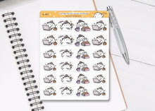 Load image into Gallery viewer, S_507 Spooky Laptops and Books | Squidge Stickers | Planner Stickers