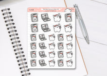 Load image into Gallery viewer, S_523 Squidge Festive Video Call | Squidge Stickers | Planner Stickers