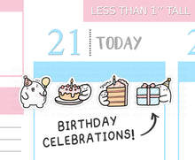 Load image into Gallery viewer, S_553 Squidge Loves Birthdays! | Squidge Stickers | Planner Stickers