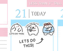 Load image into Gallery viewer, S_562 Squidge says Lets Do This! | Squidge Stickers | Planner Stickers