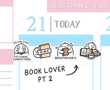 Load image into Gallery viewer, S_566 Squidge Loves Books Pt 2 | Squidge Stickers | Planner Stickers