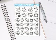 Load image into Gallery viewer, S_568 Squidge Loves Sleepy Time Tea! | Squidge Stickers | Planner Stickers