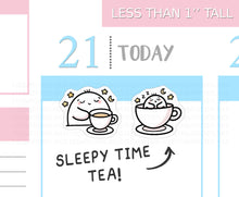 Load image into Gallery viewer, S_568 Squidge Loves Sleepy Time Tea! | Squidge Stickers | Planner Stickers