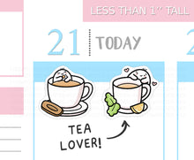 Load image into Gallery viewer, S_571 Squidge Loves Tea! | Squidge Stickers | Planner Stickers