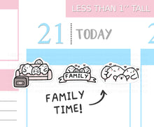 Load image into Gallery viewer, S_573 Squidge Loves Family Time | Squidge Stickers | Planner Stickers