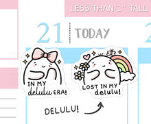 Load image into Gallery viewer, S_583 Squidge in Delulu Era | Squidge Stickers | Planner Stickers