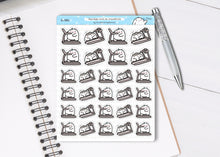 Load image into Gallery viewer, S_584 Squidge Runs on Treadmill | Squidge Stickers | Planner Stickers
