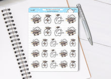 Load image into Gallery viewer, S_587 Squidge is Graduating | Squidge Stickers | Planner Stickers