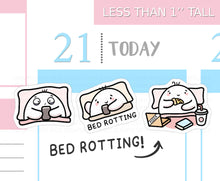 Load image into Gallery viewer, S_591 Squidge is Bed Rotting | Squidge Stickers | Planner Stickers