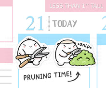Load image into Gallery viewer, S_592 Squidge is Pruning | Squidge Stickers | Planner Stickers