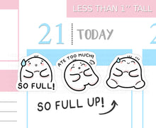 Load image into Gallery viewer, S_595 Squidge Ate Too Much! | Squidge Stickers | Planner Stickers