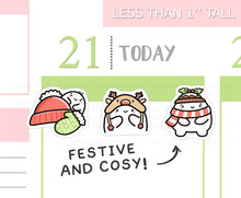 Load image into Gallery viewer, S_731 Cute Winter Accessories | Squidge Stickers