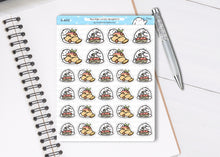 Load image into Gallery viewer, S_602 Squidge Loves Spaghetti | Squidge Stickers | Planner Stickers