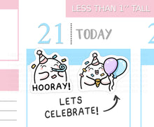 Load image into Gallery viewer, S_605 Squidge Says Hooray! | Squidge Stickers | Planner Stickers