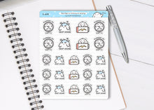 Load image into Gallery viewer, S_608 Squidge is Running on Empty! | Squidge Stickers | Planner Stickers