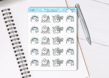 Load image into Gallery viewer, S_618 Squidge is Feeling Stuck! | Squidge Stickers | Planner Stickers